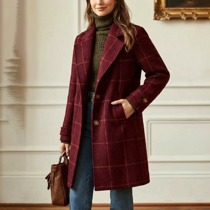 Cambridge Wool Check Coat