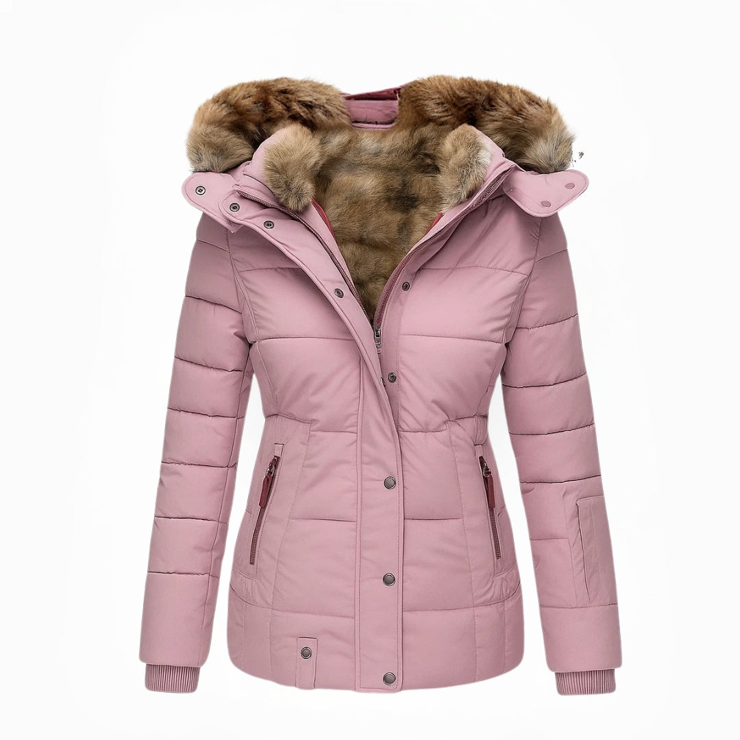 Barbra | Fur Lined Hooded Winter Coat