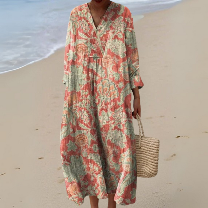 CATALINA - SILHOUETTE VINTAGE FLOWER DRESS