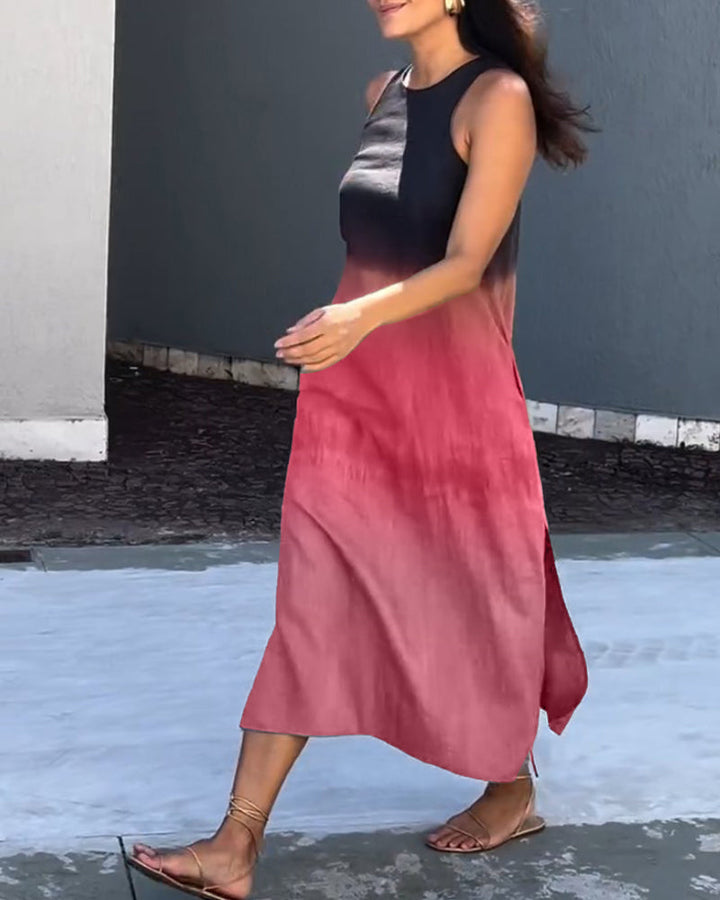 FARRAH - SUNSET SHADE SLAY DRESS