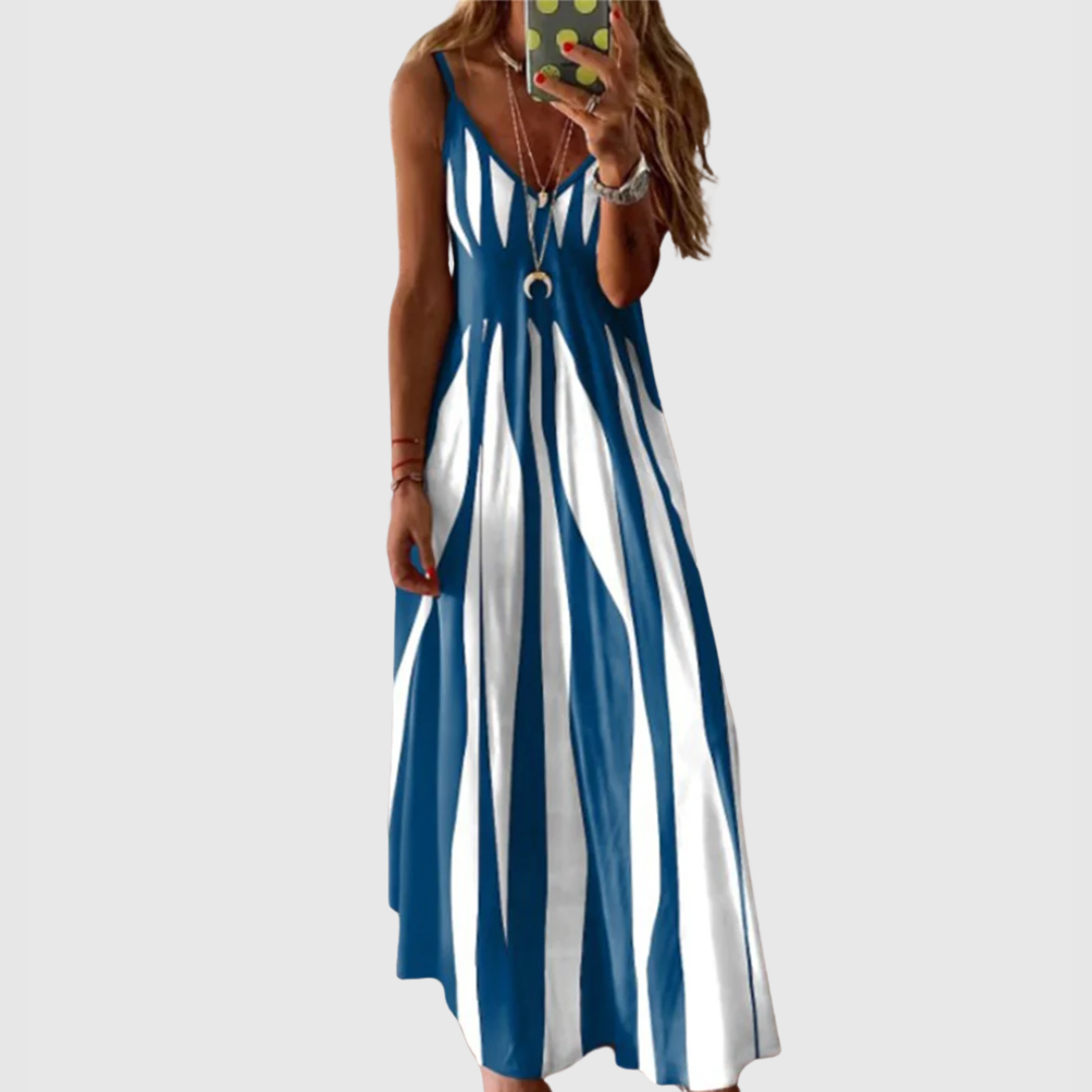 JARIE - ARTISANAL CLAY DESIGN LONG DRESS