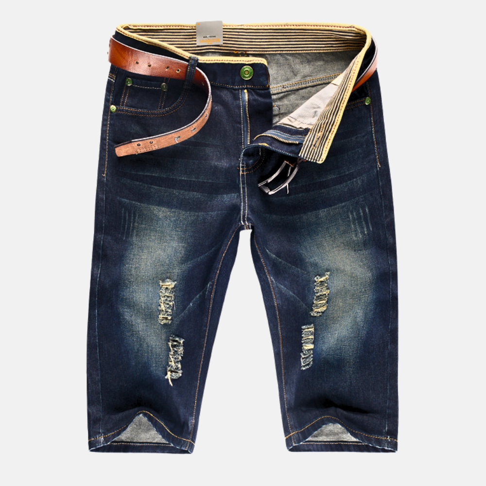 ELIAS - RAW EDGE JEAN SHORTS