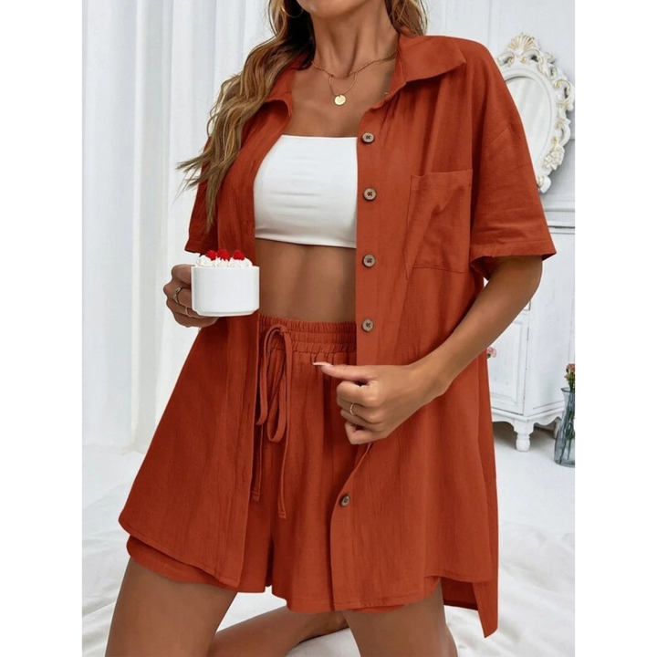 MERYL –  MODISH BUTTON-DOWN SET