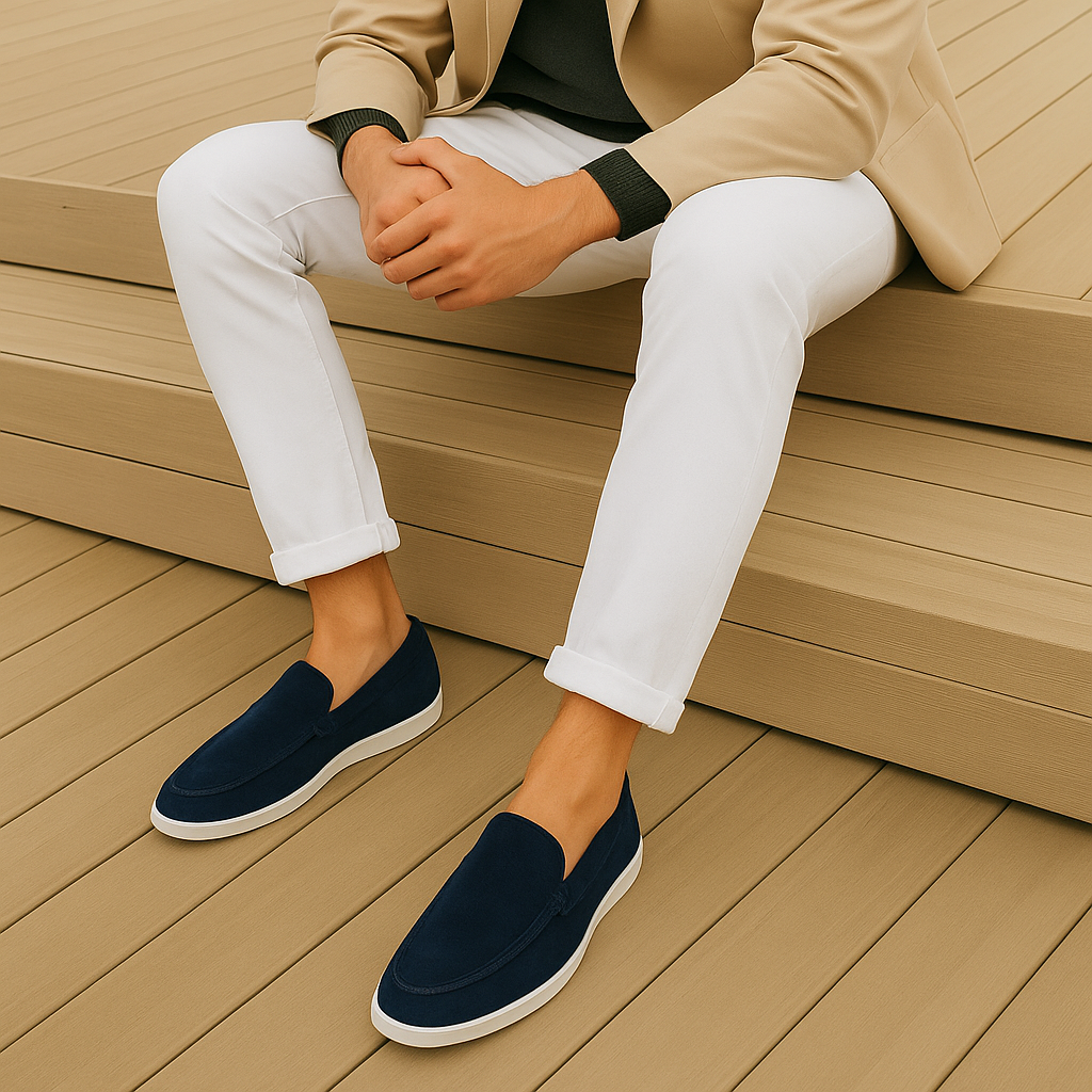JAKE - CLASSIC SUEDE STYLE SLIP ONS