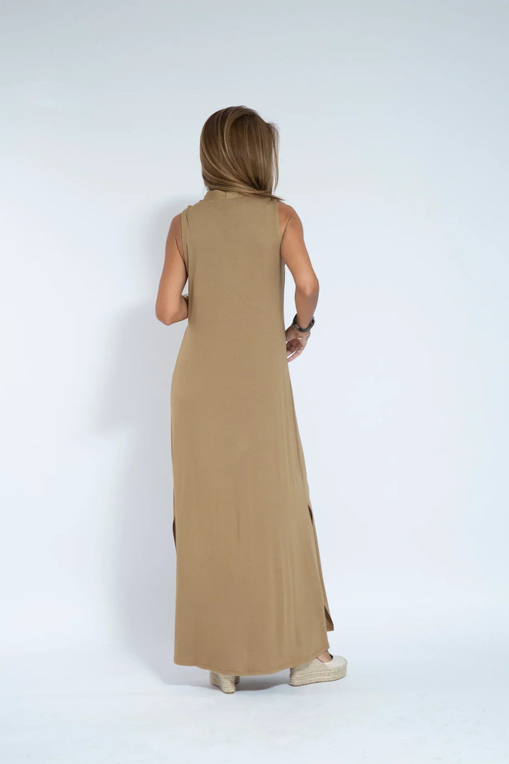 VIVIEN - FIGURE FLATTERING DRESS WITH VEST