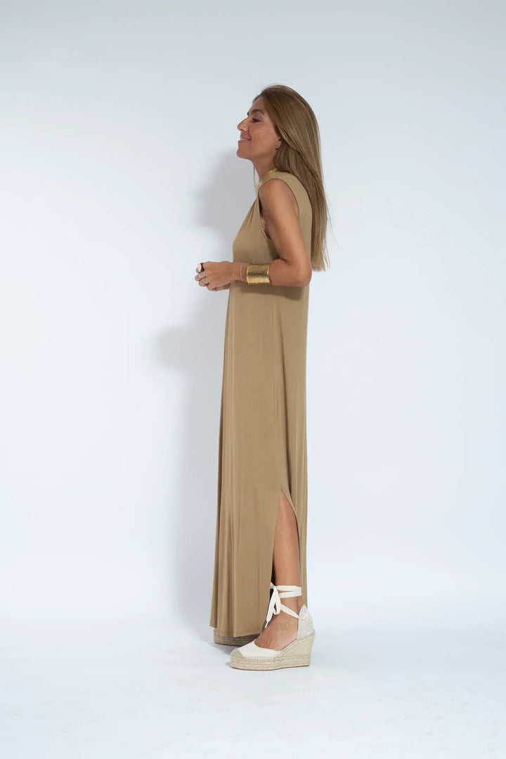 VIVIEN - FIGURE FLATTERING DRESS WITH VEST