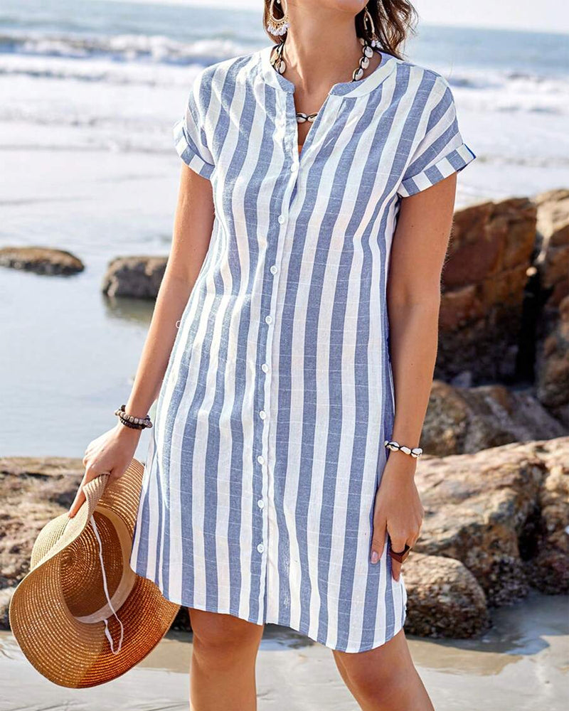 BREEL - BREEZY STRIPED SUMMER DRESS