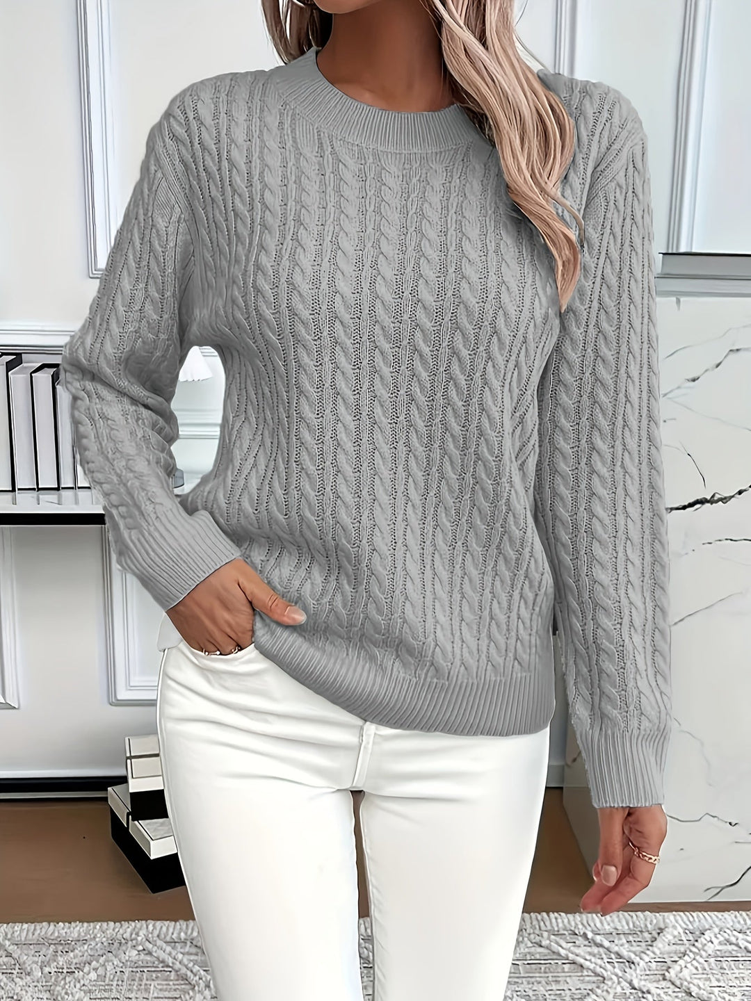 Bernila | Cable Knit Sweater