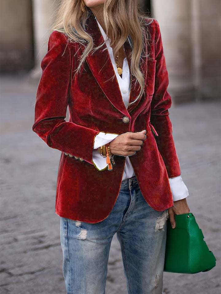Marnie | Velvet Blazer