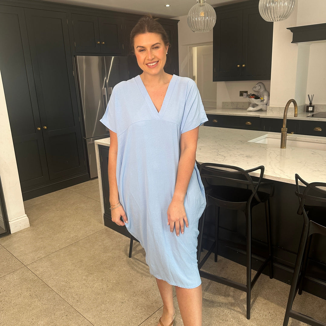 TANYA - V-NECK MAXI DRESS