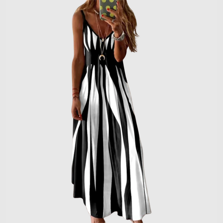 JARIE - ARTISANAL CLAY DESIGN LONG DRESS