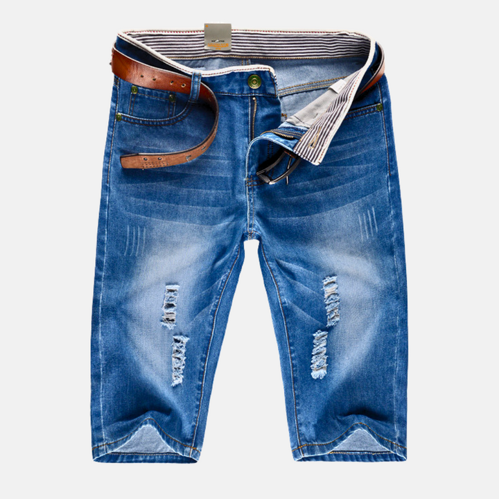 ELIAS - RAW EDGE JEAN SHORTS