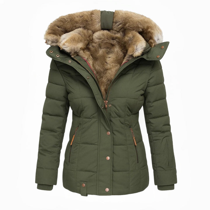 Barbra | Fur Lined Hooded Winter Coat