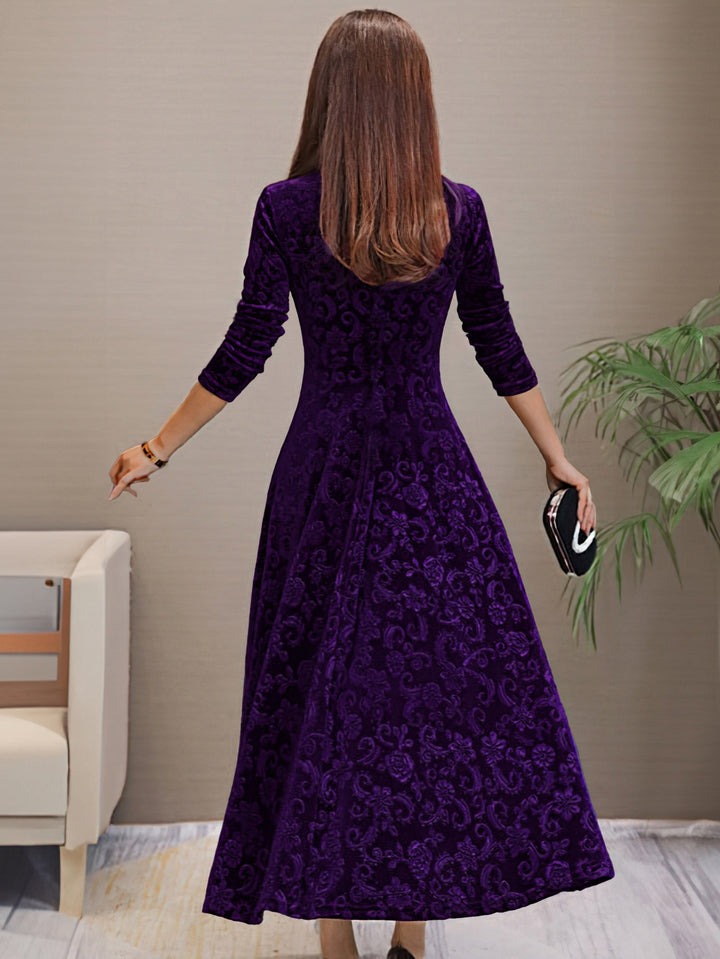 Denise | Holiday Velvet Elegance Dress