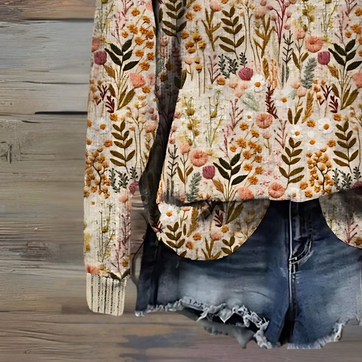 Nova | Comfortable Floral Sweater