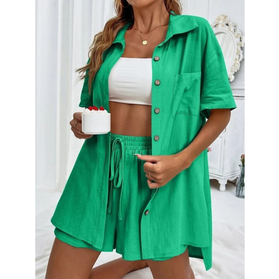 MERYL –  MODISH BUTTON-DOWN SET