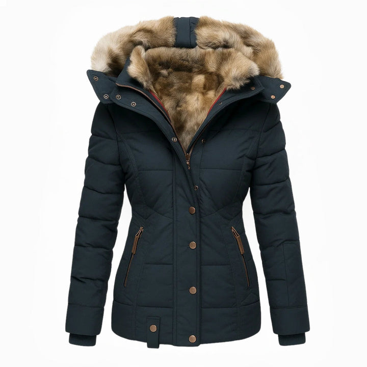 Barbra | Fur Lined Hooded Winter Coat