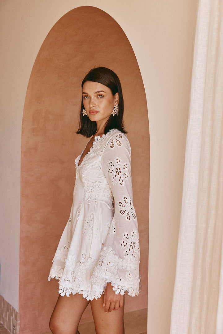 HADLEIGH - DREAMY COTTON EMBROIDERED DRESS