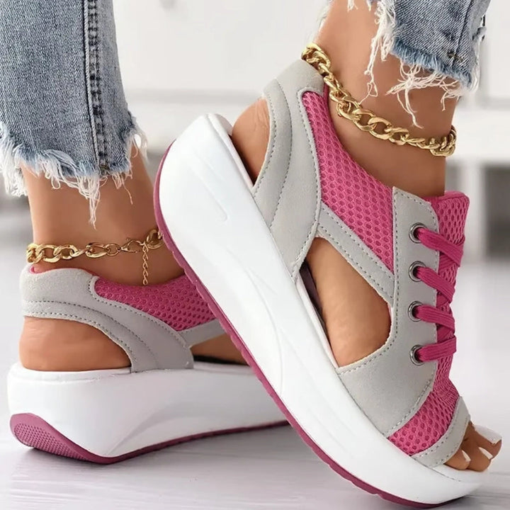 NASTASHA - EVERYDAY LACE-UP FLAT