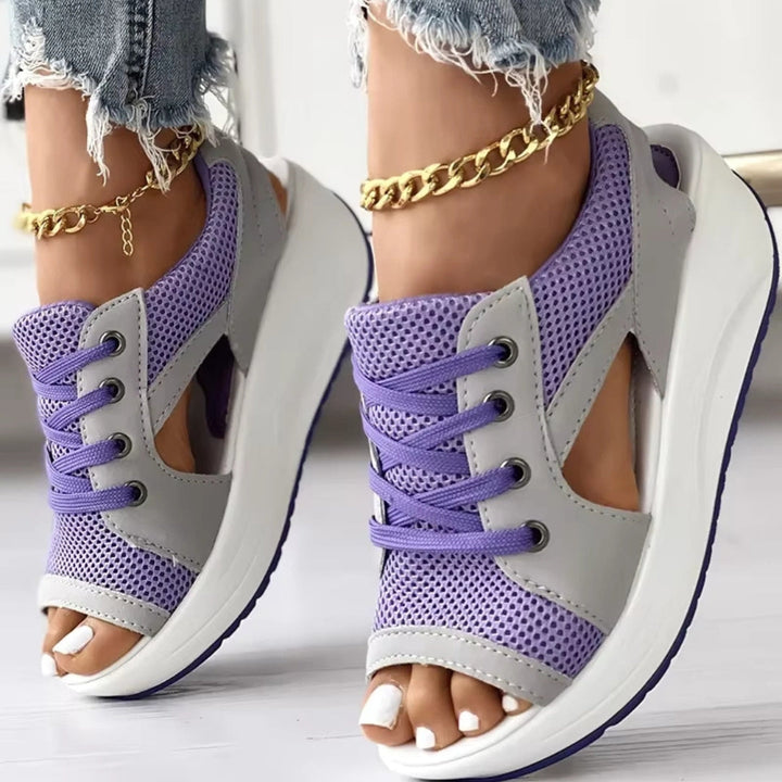 NASTASHA - EVERYDAY LACE-UP FLAT