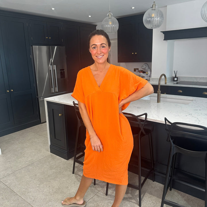 TANYA - V-NECK MAXI DRESS