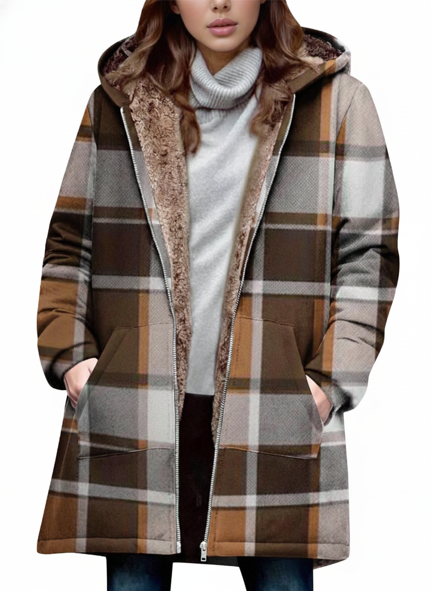 Derbyshire Check Coat