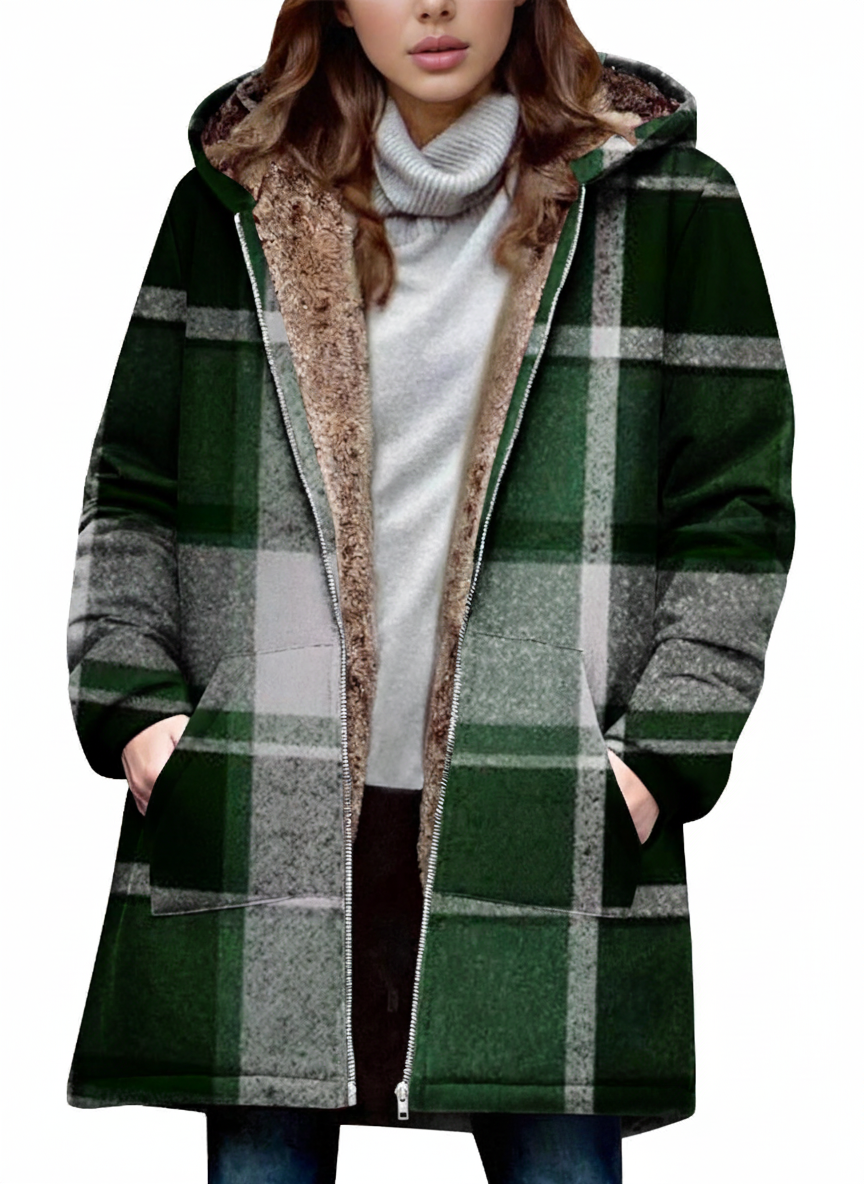 Derbyshire Check Coat