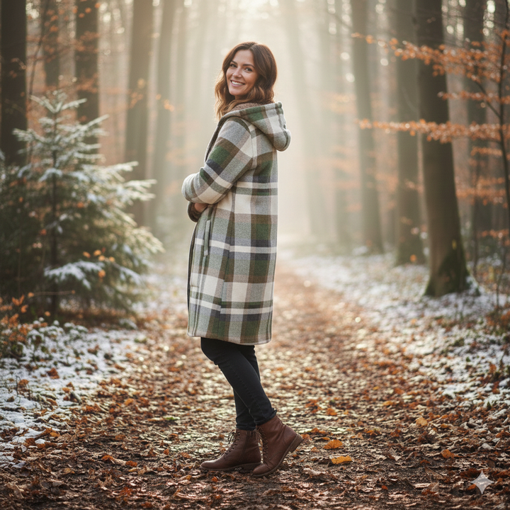 Derbyshire Check Coat