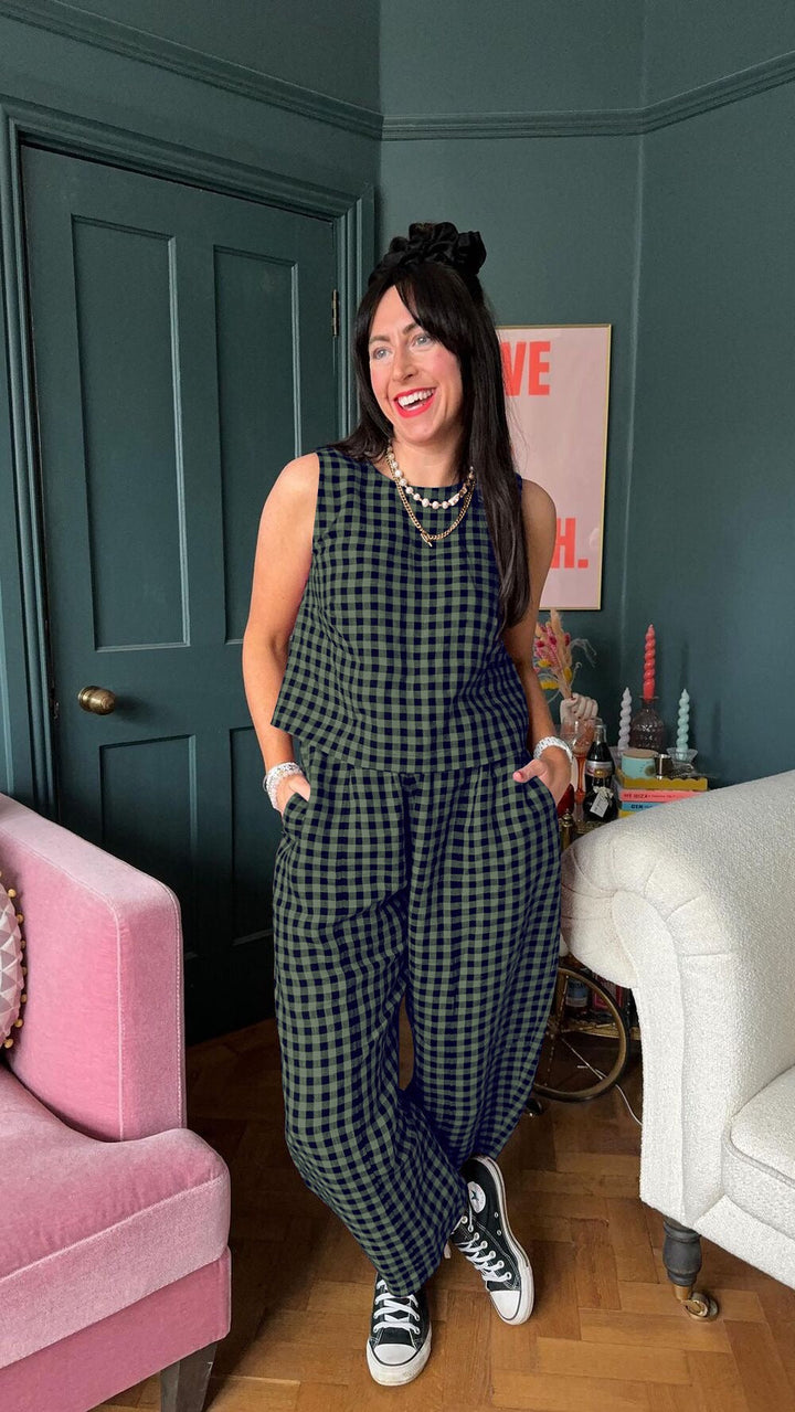 JESHA - CLASSIC CHARM PLAID SET