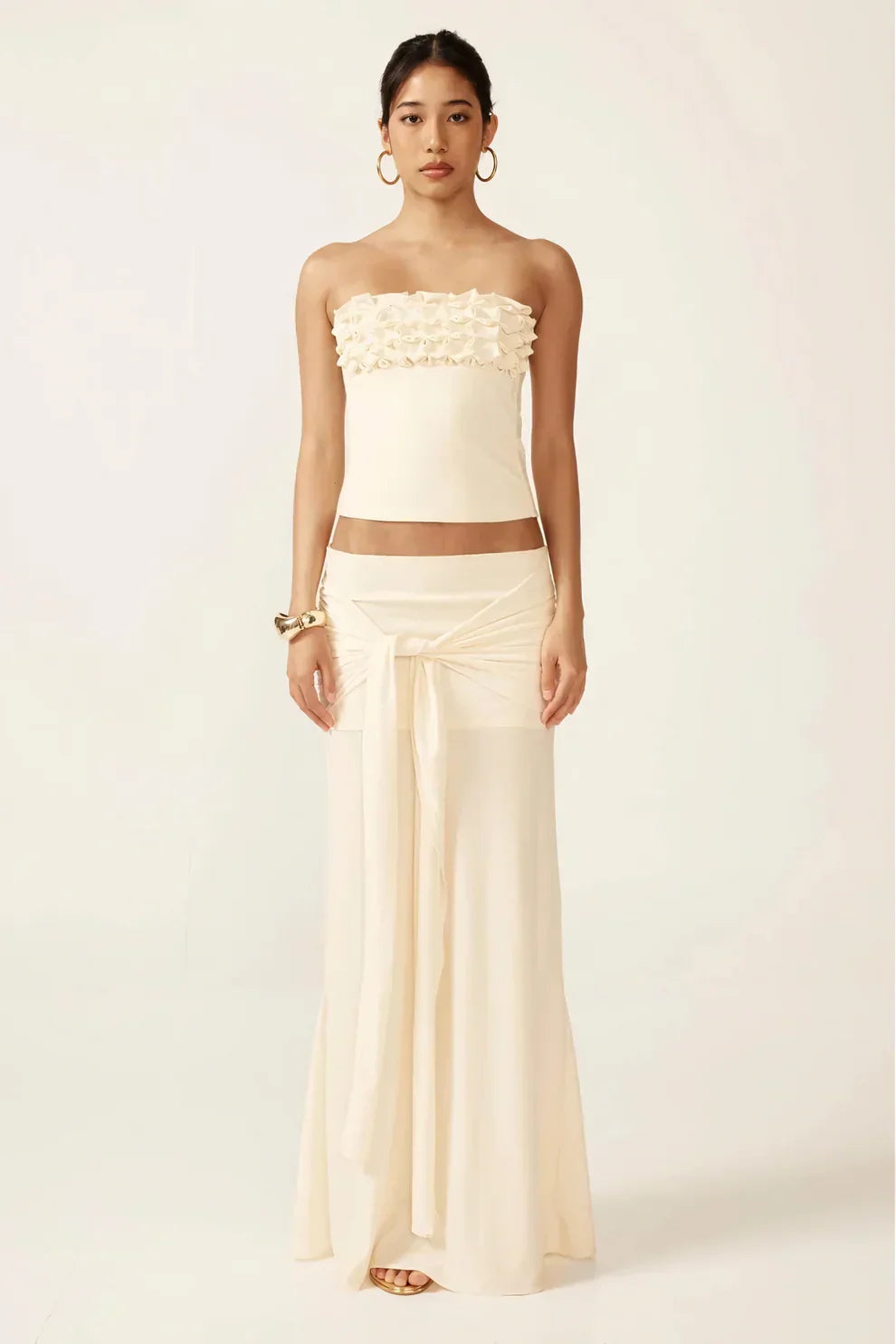 MARGOT - TOP TUBE AND MAXI SKIRT SET