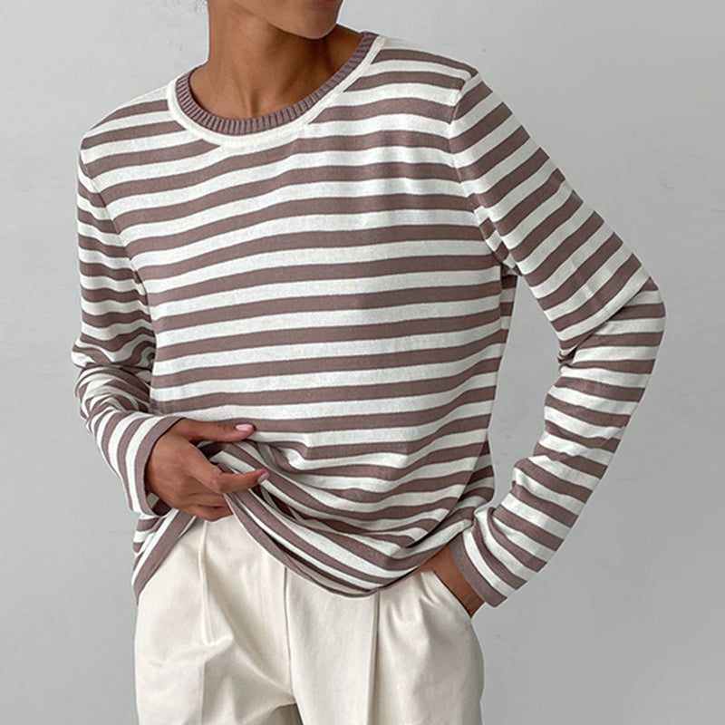 YANA - THE CASCADE STRIPE PULLOVER