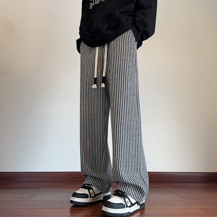 LESLEY - STRIPED LINEN PANTS