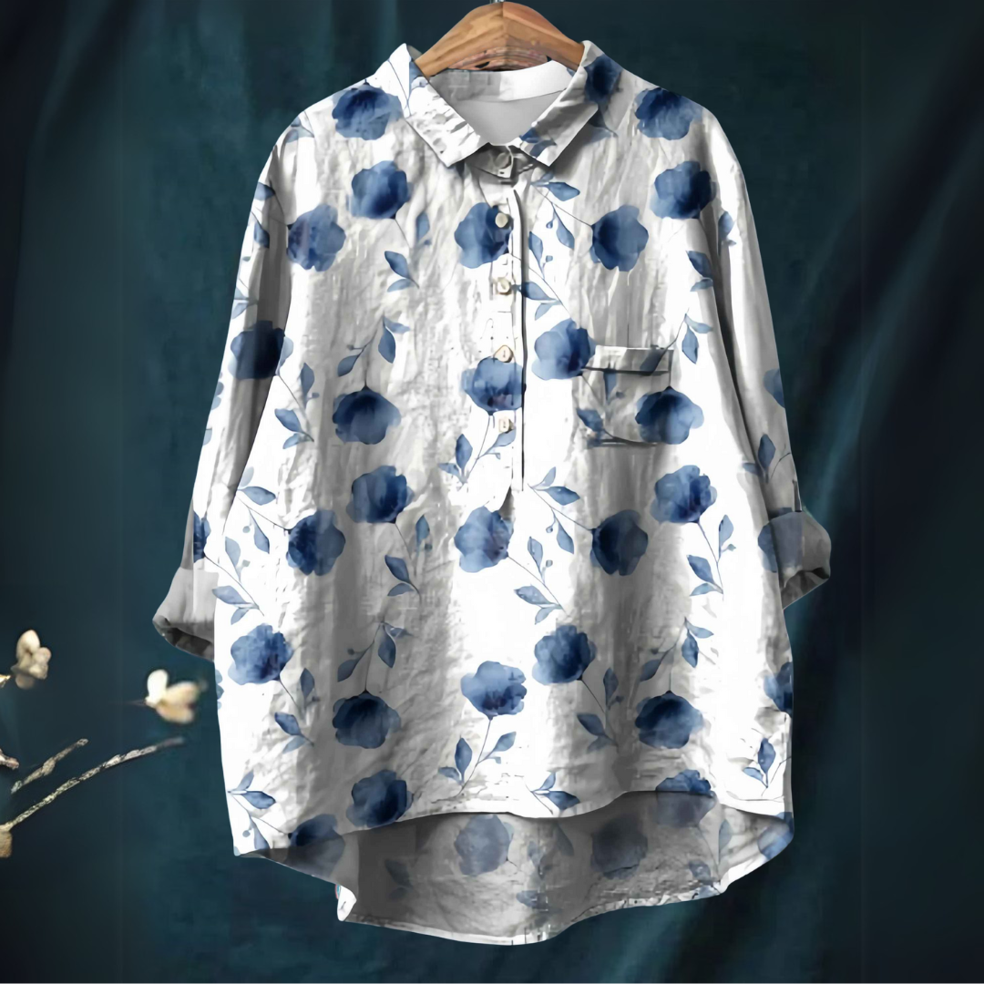 Deloris | Fish Print Shirt