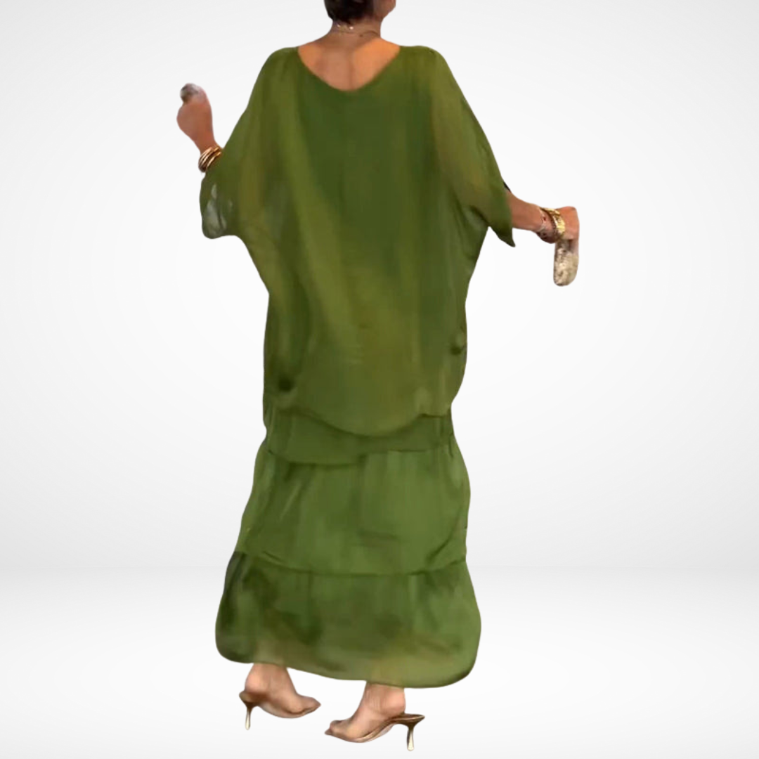 Anne - Artistic Loose Maxi Dress