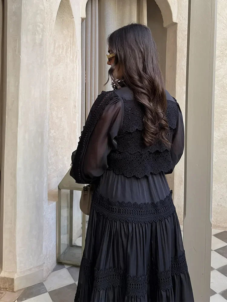 Lexi - Embroidery Maxi Dress