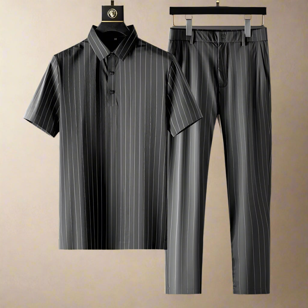 ZOREN - SOFT STRIPE MATCHING SET