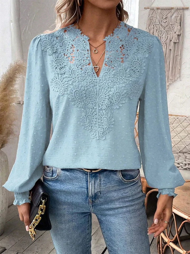 GIANNA - ELEGANT LACE BLOUSE