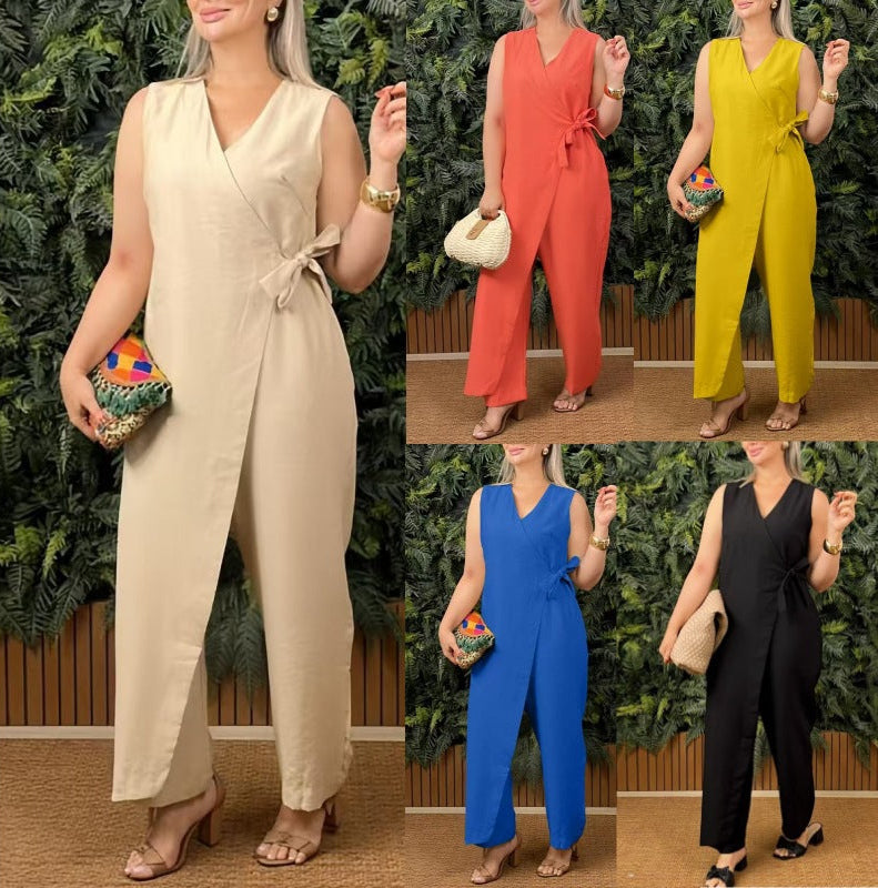 BRIANA - CHIC SLEEVELESS JUMPSUIT