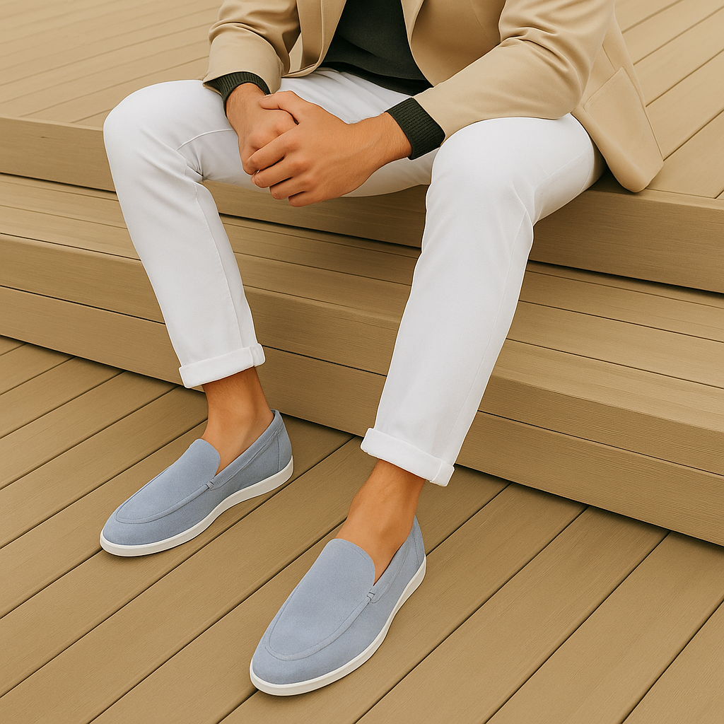 JAKE - CLASSIC SUEDE STYLE SLIP ONS