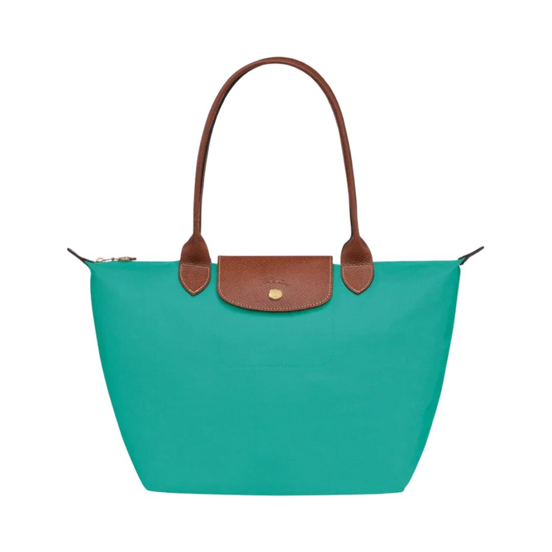 Large Le Pliage Tote, Turquoise