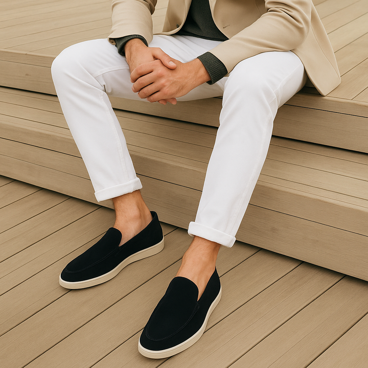 JAKE - CLASSIC SUEDE STYLE SLIP ONS
