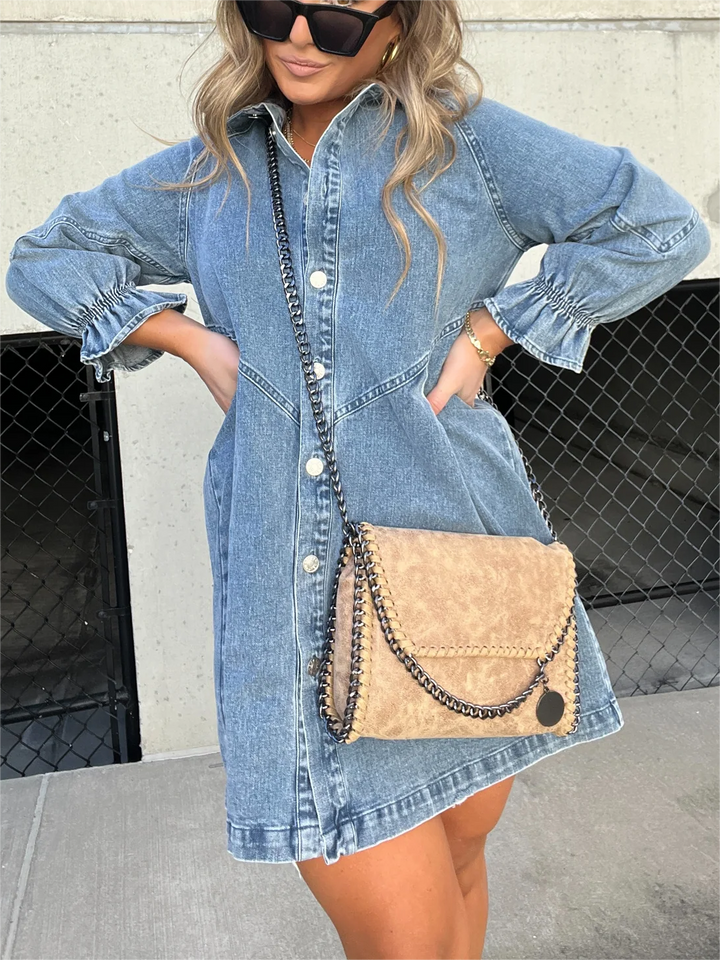 Eliana - Casual Denim Dress