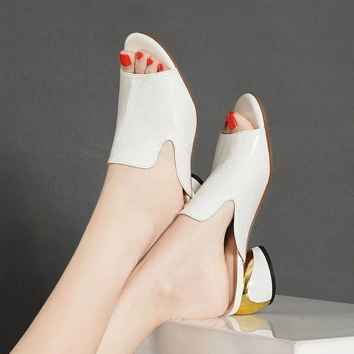 RUTH - ARISTOCRATIC LEATHER SANDALS