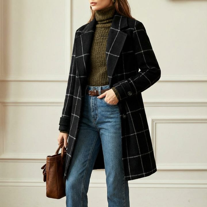 Cambridge Wool Check Coat