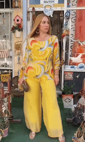 SERINDA - COLOR SPLASH CHIFFON ENSEMBLE