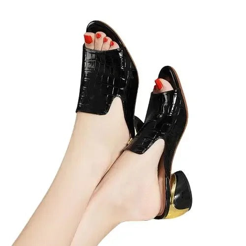 RUTH - ARISTOCRATIC LEATHER SANDALS