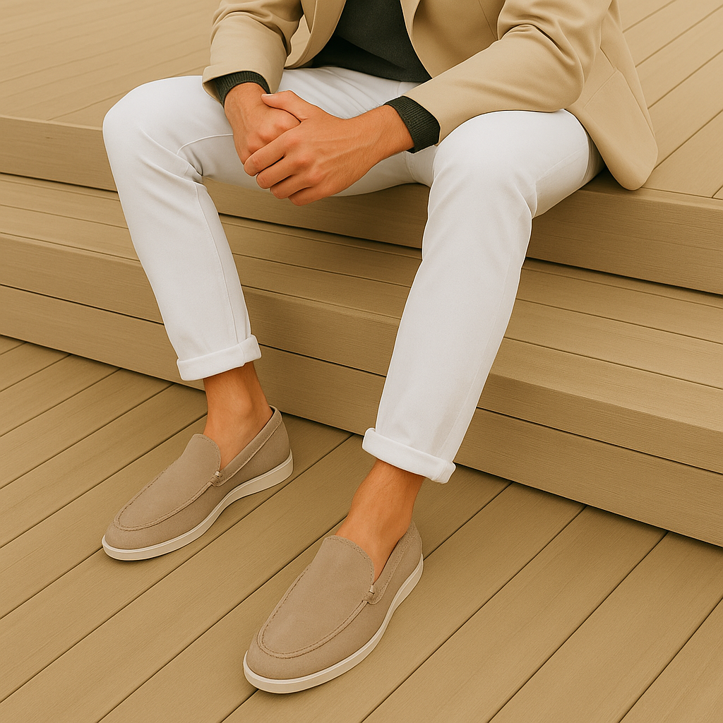 JAKE - CLASSIC SUEDE STYLE SLIP ONS