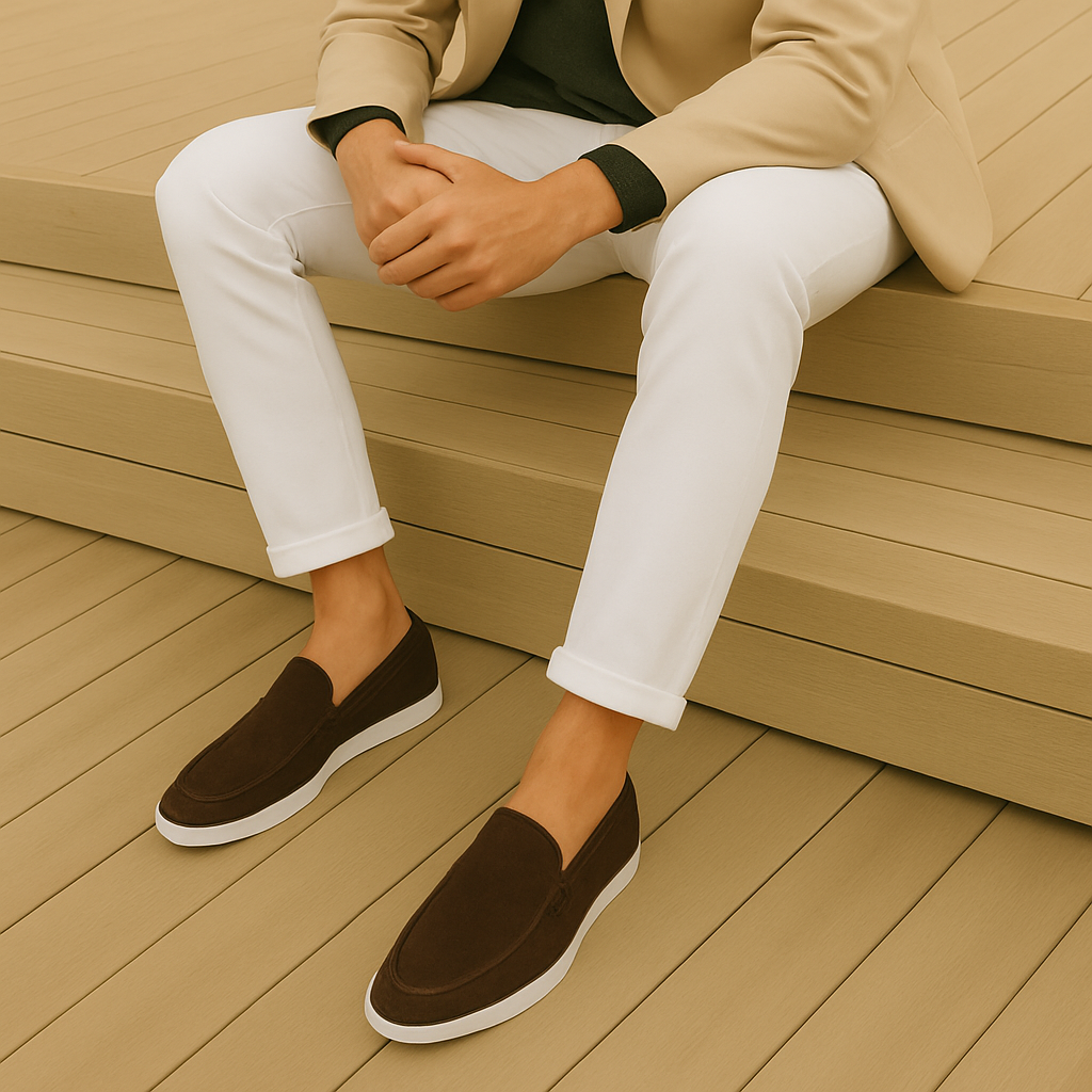 JAKE - CLASSIC SUEDE STYLE SLIP ONS