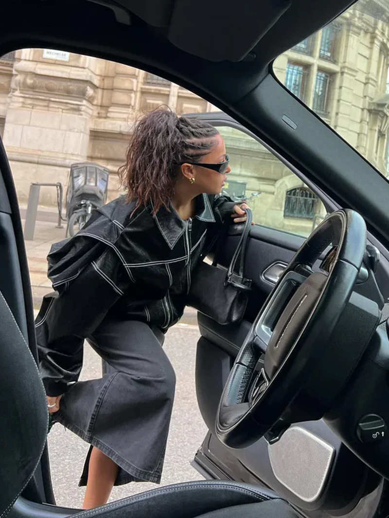 NALIYAH - OVERSIZED COLORBLOCK WINDBREAKER JACKET