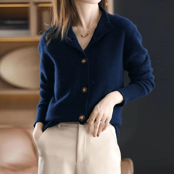 Anny | Cashmere Knit Cardigan